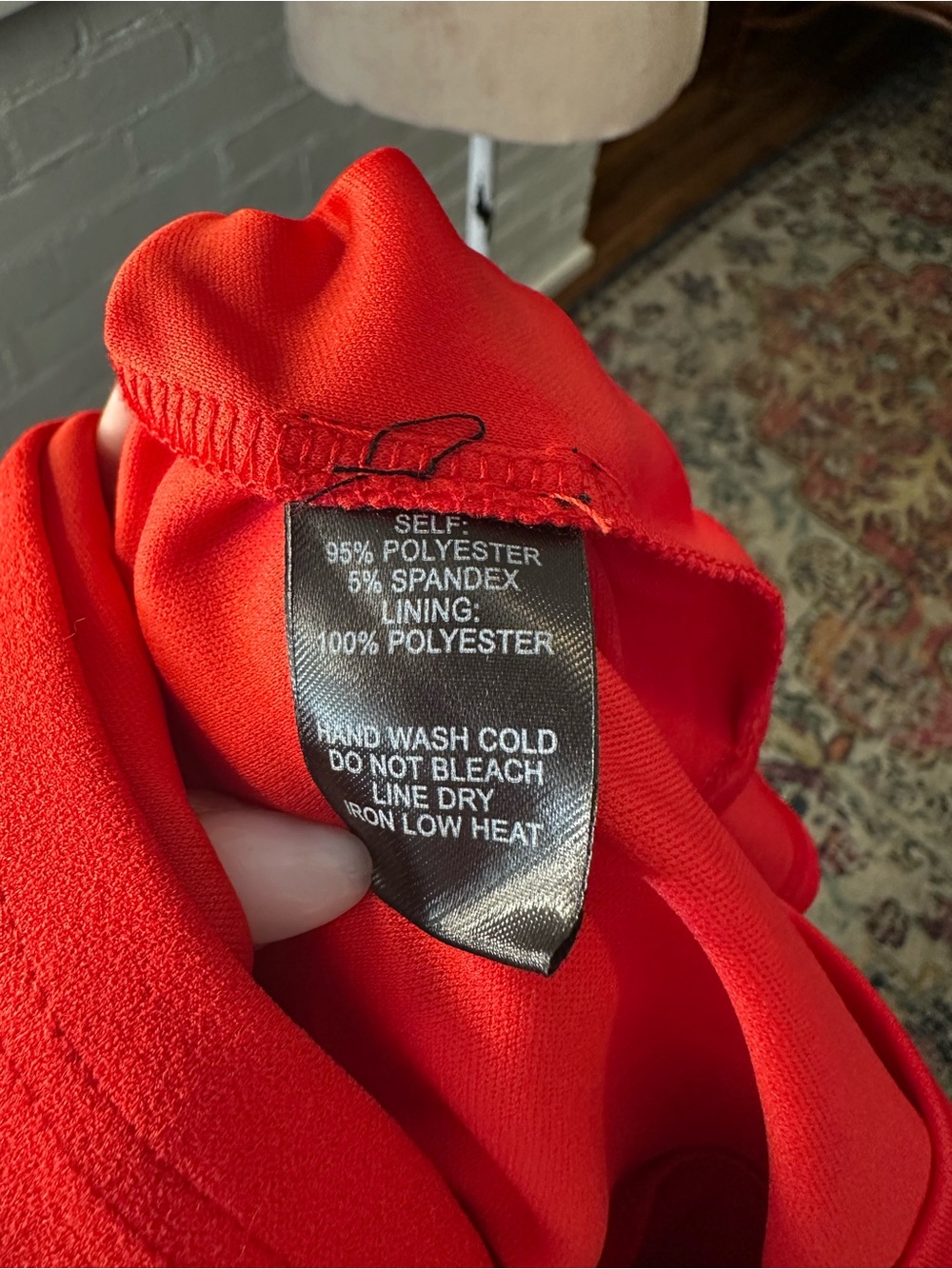 NWT Lulu's Red Faux Wrap Cocktail Dress - Picture 14 of 16